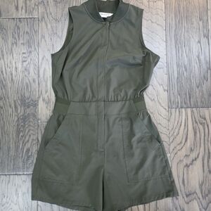 Athleta Olive Sleeveless Romper